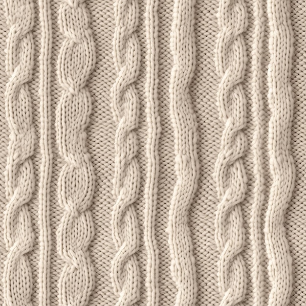 Beige Palette Knitted Fabric