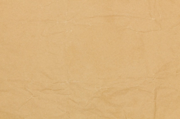 Beige paper texture Abstract background Smooth brown wrapping kraft paper Copy space for text