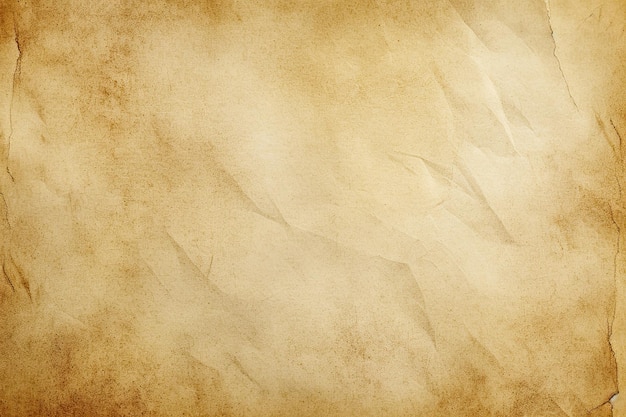 Beige parchment paper background Amber old crumpled parchment texture Old papyrus paper Wallpaper