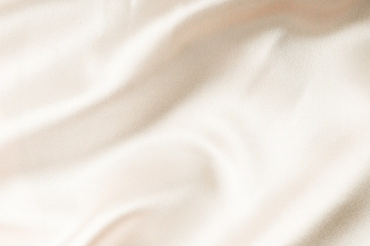 Photo beige silk fabric texture