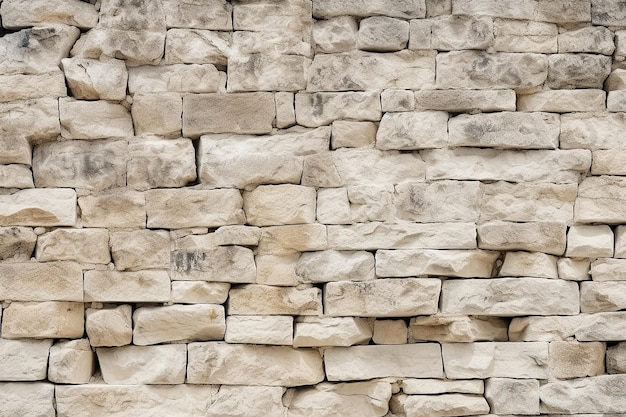 Beige Stone Wall Texture Background