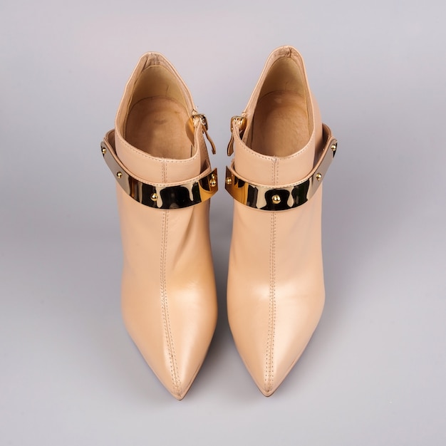 Beige womens shoes