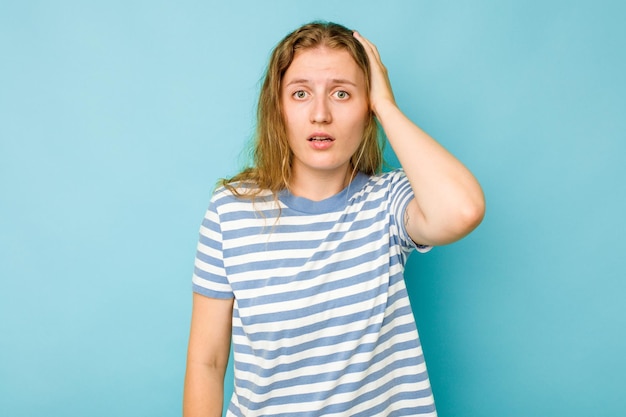 Being shocked she has remembered important meeting