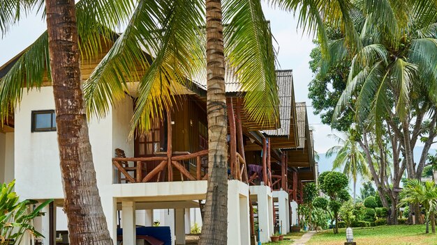 Bekijk bungalows op Koh Samui. Thailand.