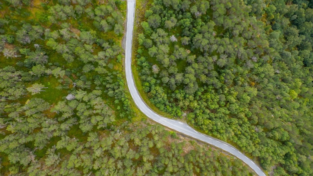 Bekijk van bovenaf, prachtig luchtfoto