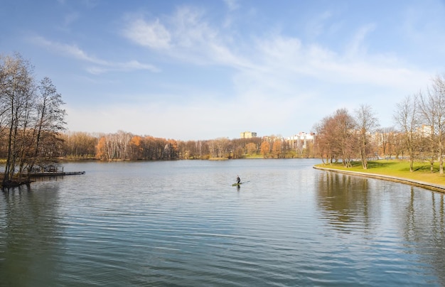 BELARUS MINSK on Svisloch river boating competitions were held among teenagers