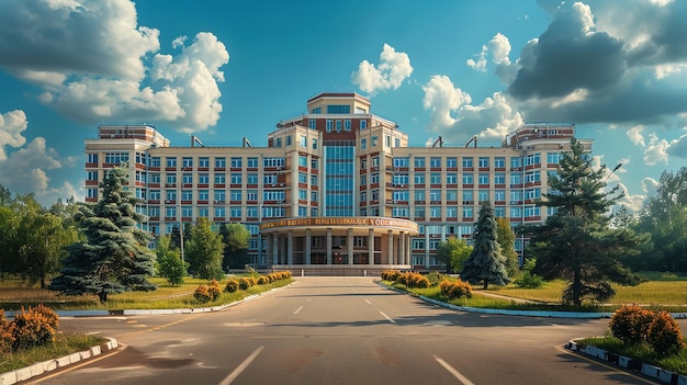 The Belarusian State Economic Universitys Minsk building Generative Ai