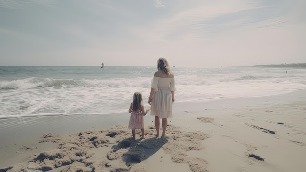 Beleef een leuke en gedenkwaardige Moederdag op het strand met een strandspeurtocht Zoek naar verborgen schatten voltooi uitdagingen en maak herinneringen met je familie en vrienden Gegenereerd door AI