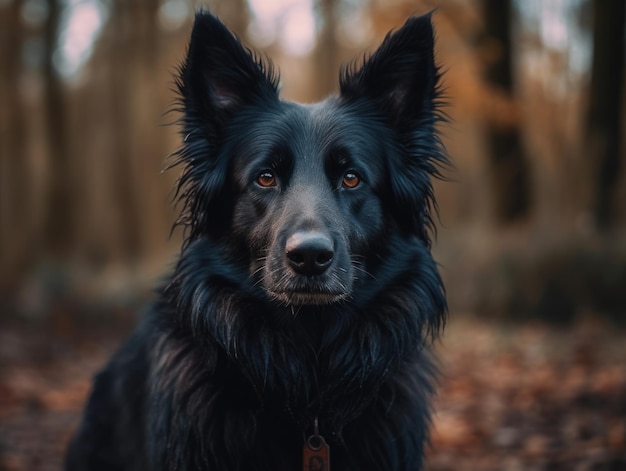 Belgische herdershond close-up gemaakt met generatieve AI-technologie
