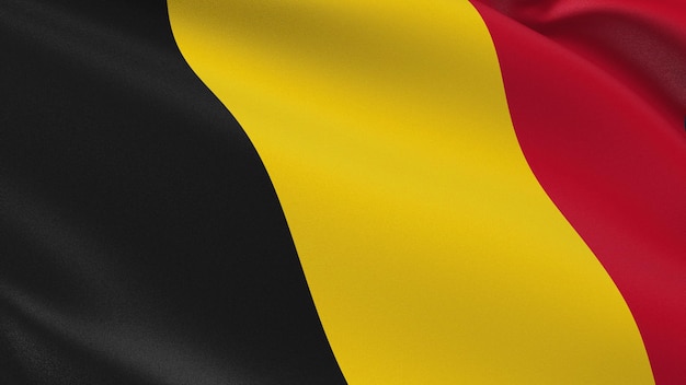 Флаг бельгии брюссель подписывает бельгийский трехцветный символ