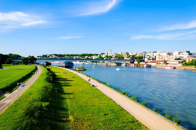 Photo belgrade landscape