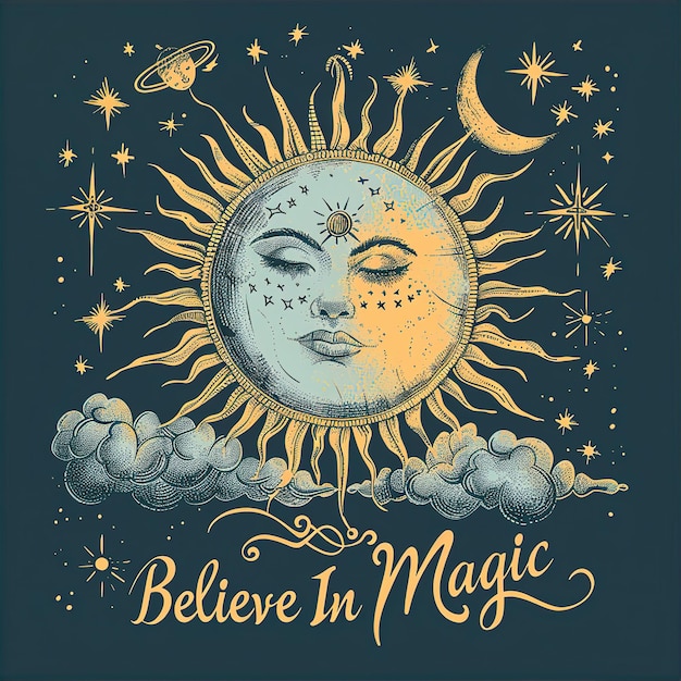 believe in magic graphic