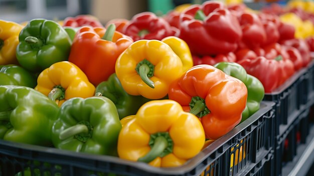 Photo bell pepper cultivation and production