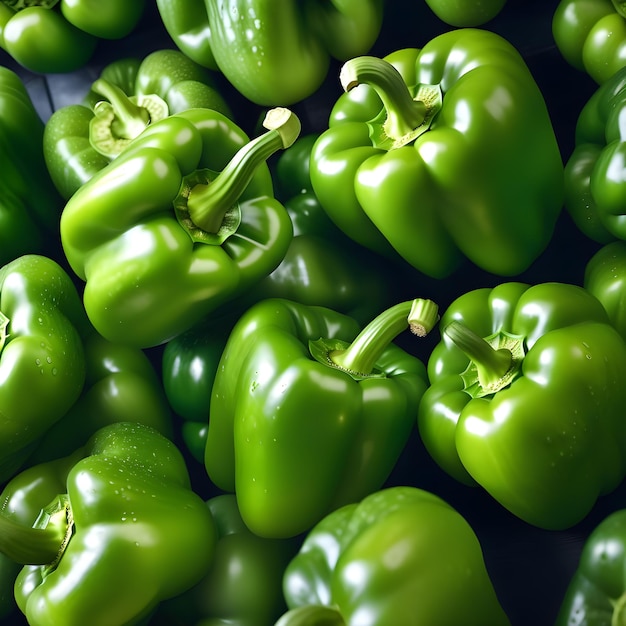 Bell pepper green