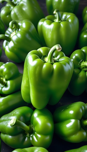 Bell pepper green