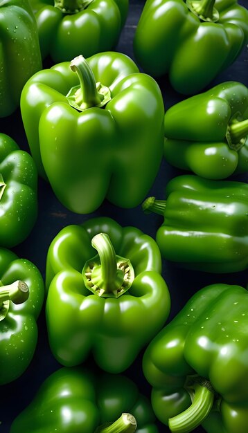 Bell pepper green