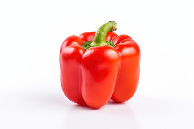 Photo bell pepper isolated on white