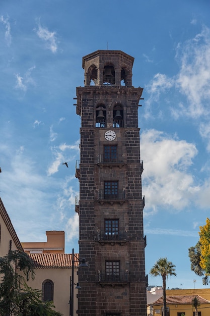 Premium Photo | Bell tower of iglesia de la concepcion in la laguna tenerife spain Premium Photo | Bell tower of iglesia de la concepcion in la laguna tenerife spain