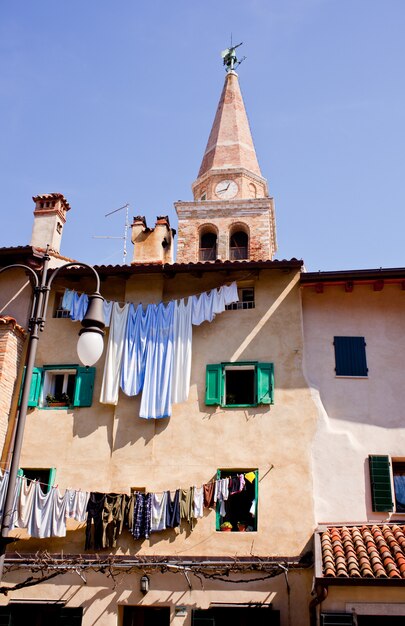 Campanile della basilica di sant'eufemia, grado