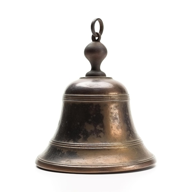 A bell with the word bell on it