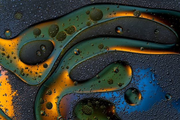 Bellen wereld colorfull macro abstract op watter oppervlak achtergrond