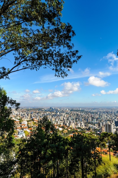 Belo horizonte minas gerais brazilië algemeen beeld van de stad