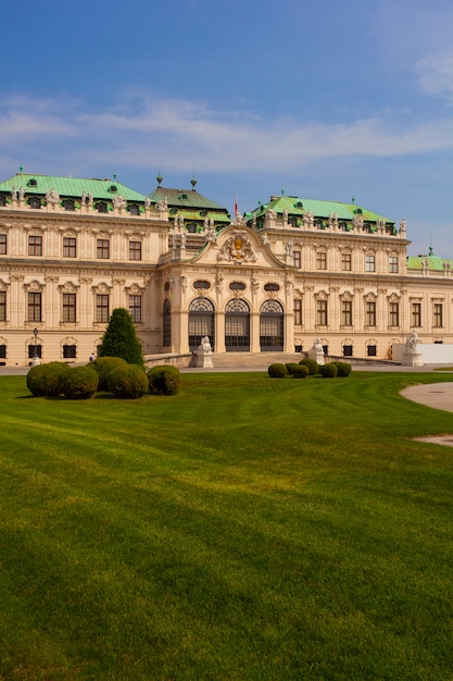 Photo the belvedere castle, historic building complex, vienna