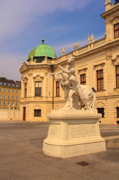 The Belvedere castle, historic building complex, Vienna