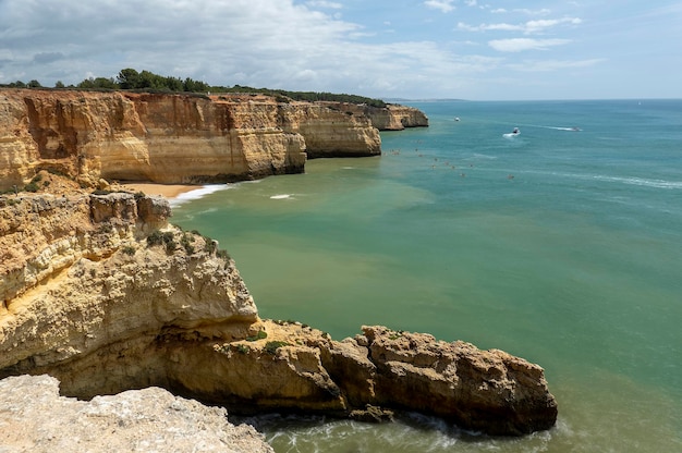 Benagil village on the Algarve region