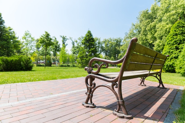 Bench in the local park