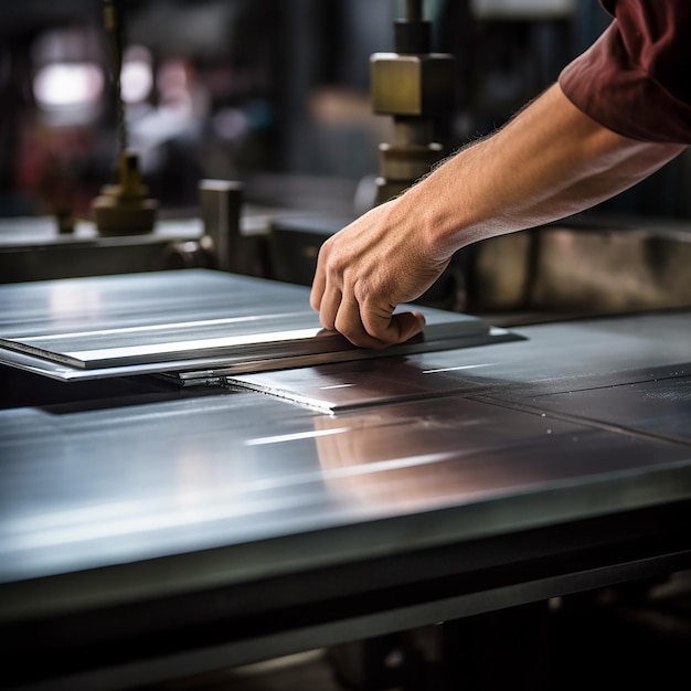 Bending Sheet Metal with Hydraulic Machine