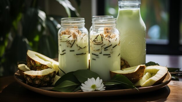 the benefits of coconut milk in the style