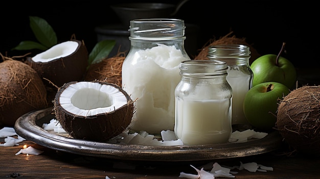 the benefits of coconut milk in the style