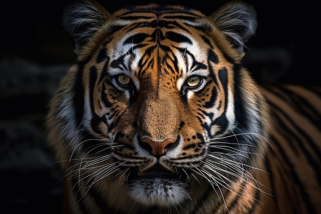 Bengaalse tijger portret AI