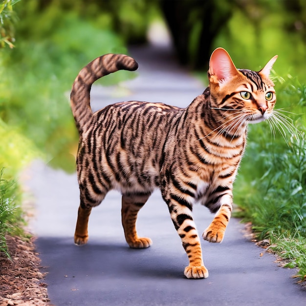 Bengal Cat Outdoor