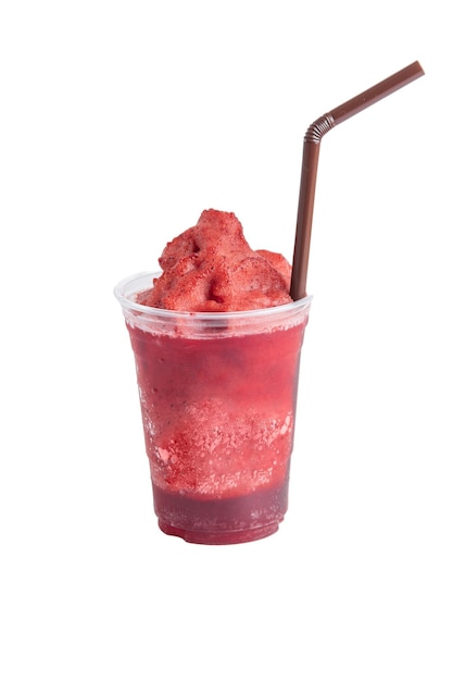 Photo bengal currant strawberry juice smoothie