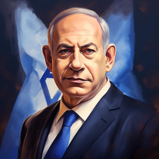 Foto benjamin netanyahu primo ministro israeliano netanyahu ministro politico israele