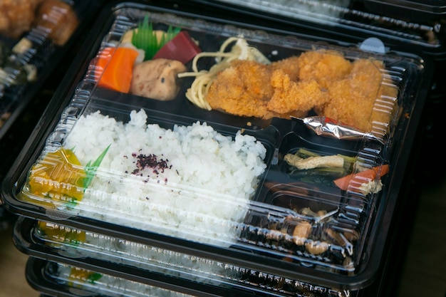 Photo bento is a readytogo portion of food quite common in japanese cuisine traditionally it usually i