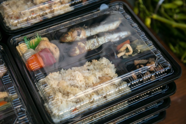 Bento is a readytogo portion of food quite common in Japanese cuisine Traditionally it usually i