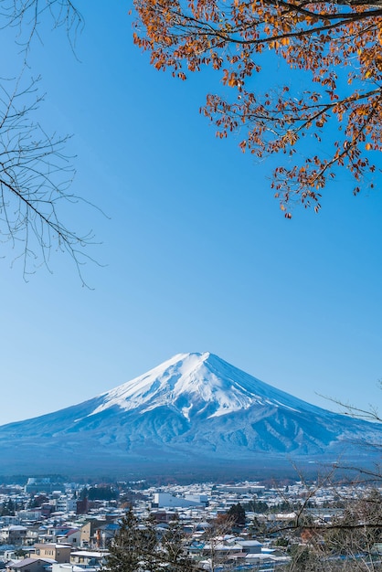 Berg Fuji San in Kawaguchiko