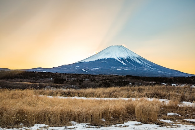 Berg Fuji zonsopgang