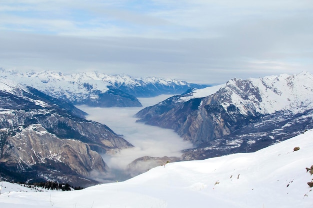 Berg in de winter