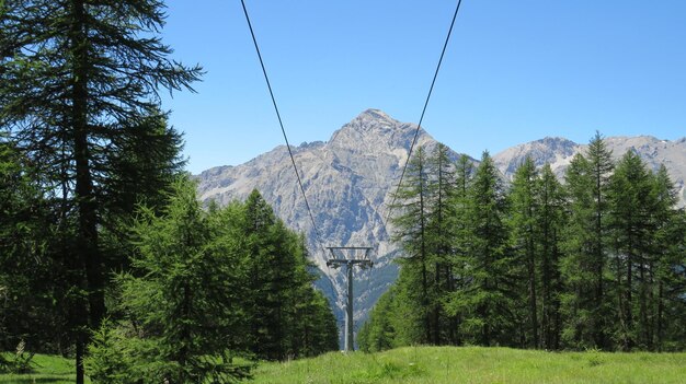 Berg uitzicht - italiaanse alpen