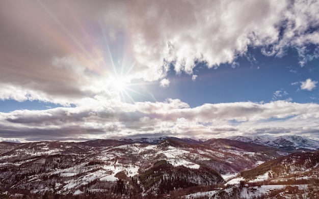 Berg Zlatibor Servië in de winter Prachtig landschap in de winter