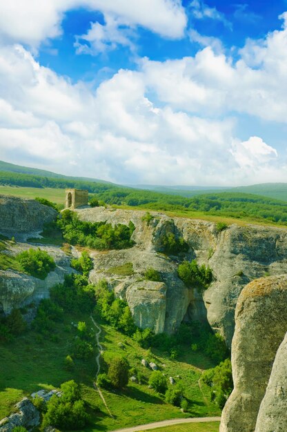 berg zomer landschap