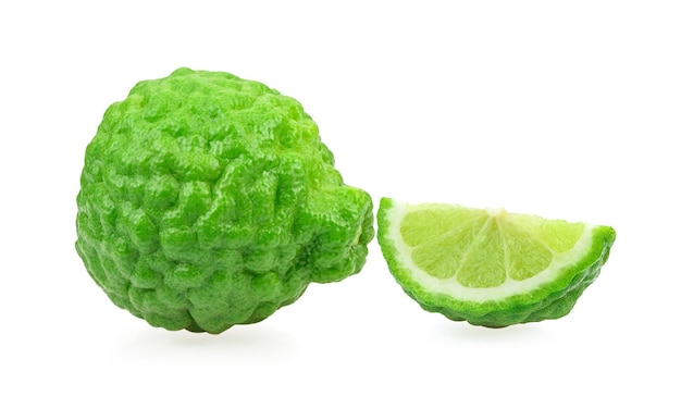 Bergamot geïsoleerd op witte achtergrond