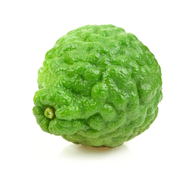 Foto bergamot geïsoleerd op witte achtergrond