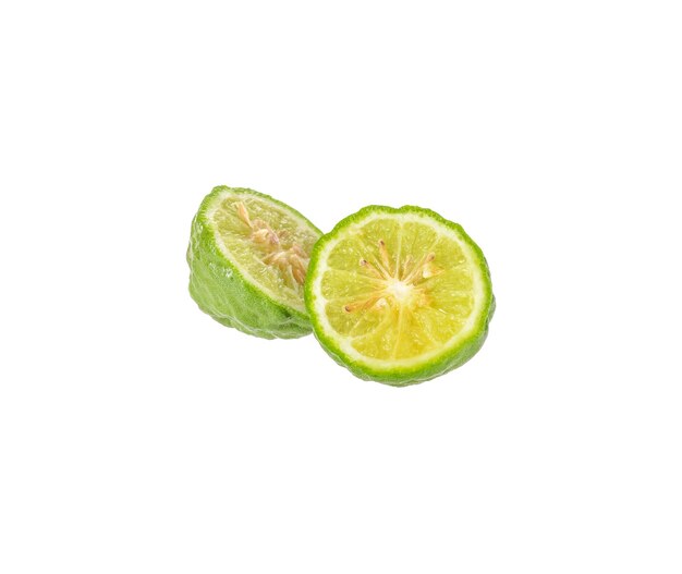 Bergamot isolated on white background