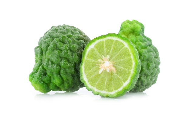 bergamot isolated on white background