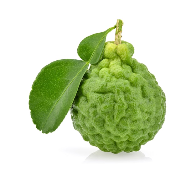 Bergamot 흰색 배경에 고립